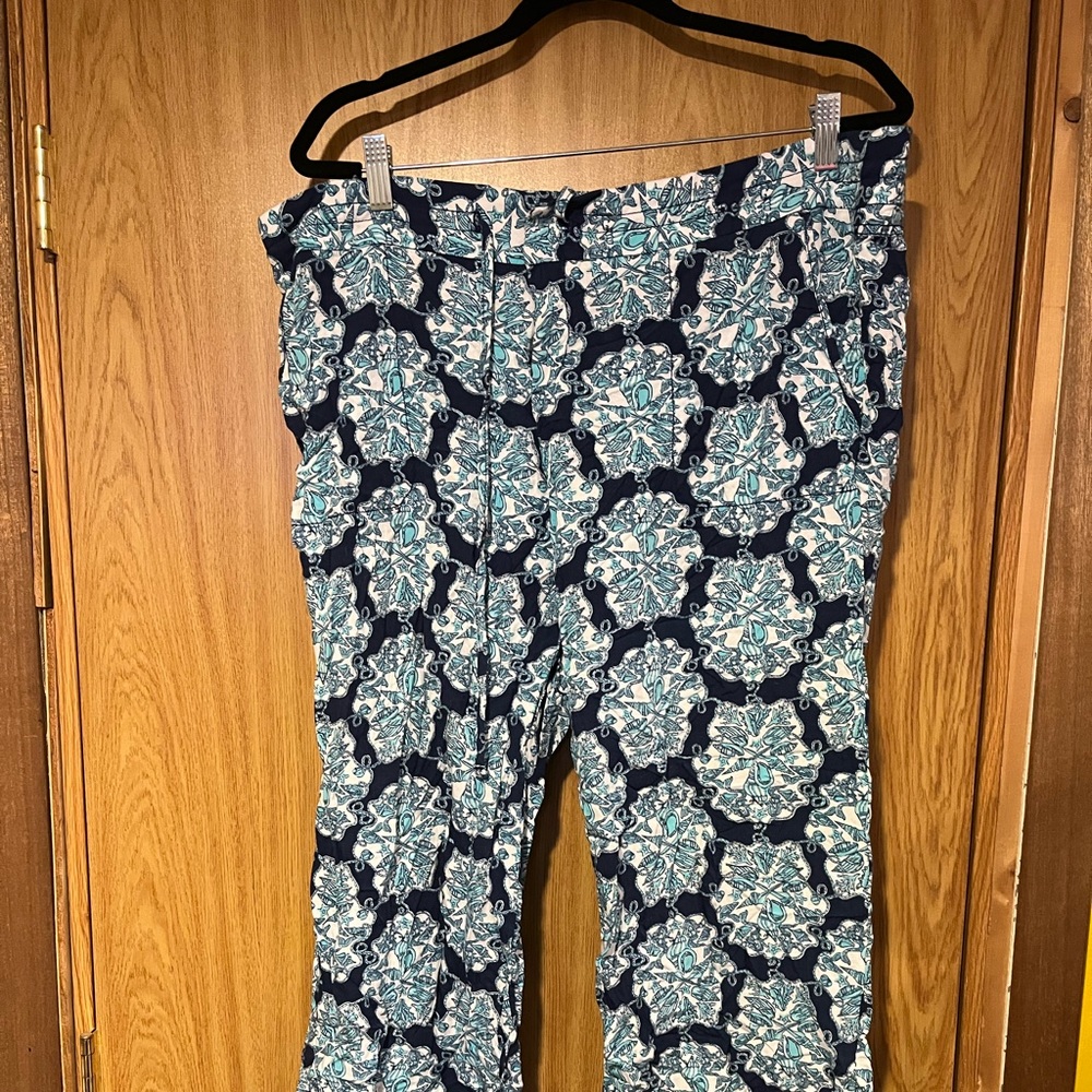 Lilly Pulitzer Hey Sailor Pippa Beach Pants XL